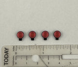 1/24 25 Scale Model Non Functional Red Vintage Round Light 2437