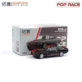 Xcartoys x POP RACE 1:64 Shelby Mustang GT500 Eleanor Tribute Black Model Car