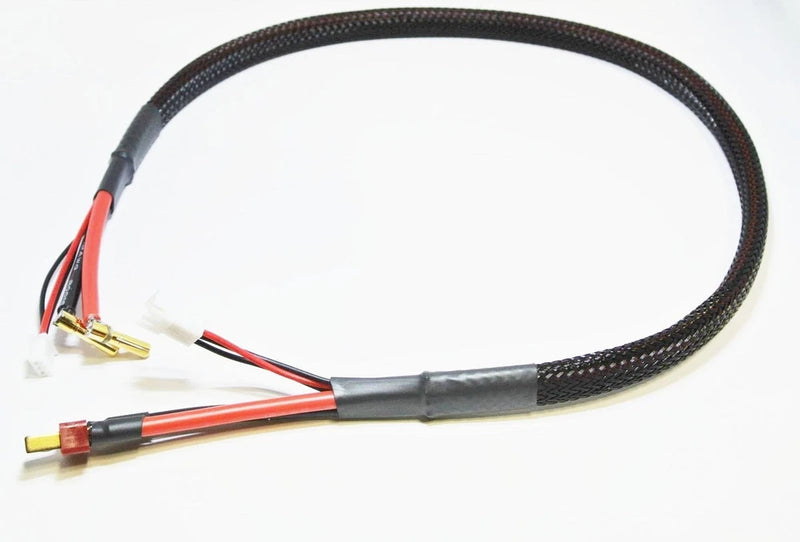 24in (2 foot) Dean's 2s LiPo Charging Leads Harness Battery