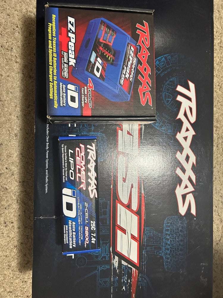 traxxas slash unassembled kit - EZ Peak Plus - Power Cell LIPO Battery