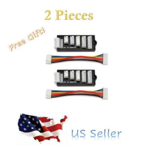 2pcs JST-XH Balance Board 2S-6S LiPo Battery Charger Adapter RC - FREE GIFT