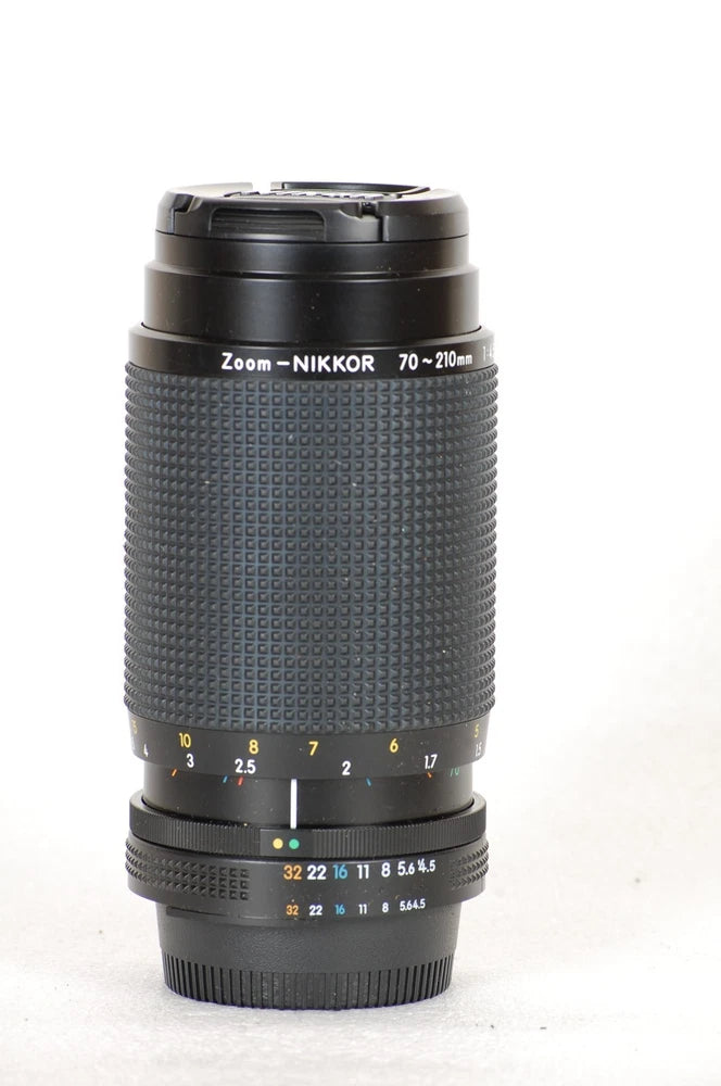 Nikon Zoom-Nikkor 70-210mm f/4.5-5.6 manual focus lens, full frame F-mount