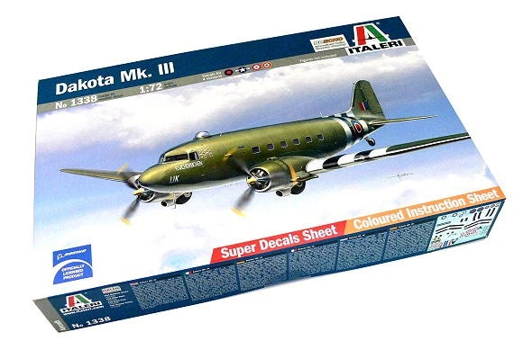 ITALERI 1338 Aircraft Model 1/72 Dakota Mk. III Scale Hobby T1338