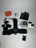GoPro Hero 3 Plus Silver Edition Pre-owned w/ Accessories Floaty Tested Working