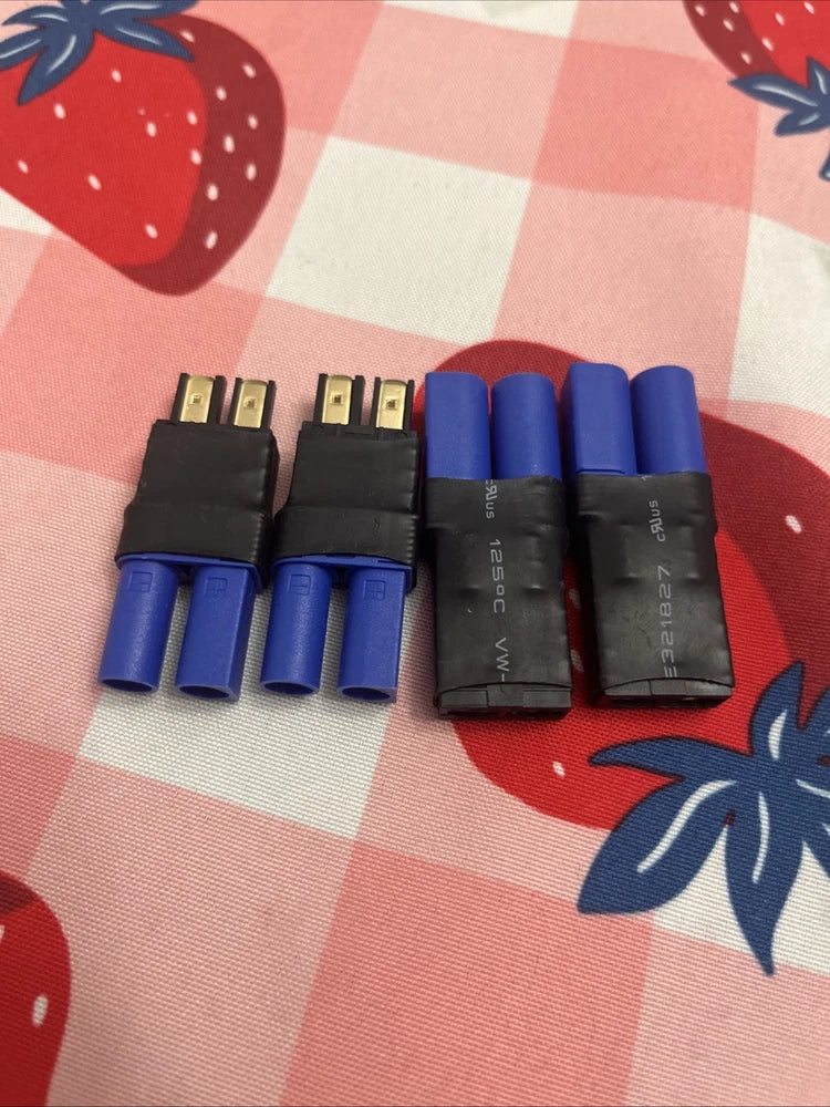 4pcs TR To EC5 Connector E43-4 RC LiPo Battery Converter Converter