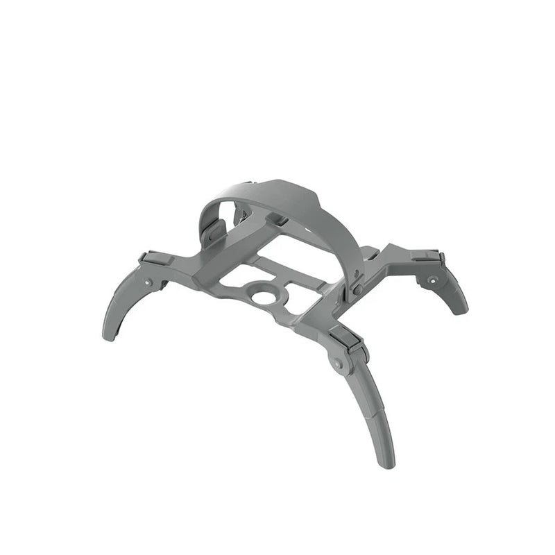 Gray adjustable tripod legs with foldable protective feet
