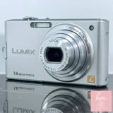 Panasonic LUMIX DMC-FX66 Compact Camera 14MP Silver 5x Optical Zoom From Japan