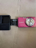 LUMIX DMC-FX77 Pink Compact Digital Camera Tested [No English Menu] Japan