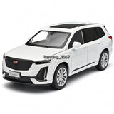 1:24 XT6 2023 SUV Model Car Diecast Toy Cars Toys for Boys Kids Gifts White