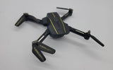 Syma X200 mini quadcopter drone with foldable arms and four rotors, black