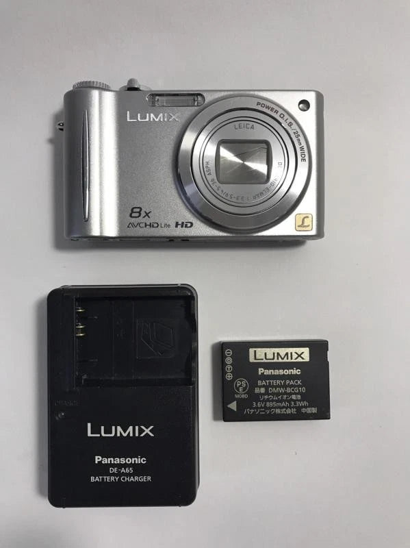 Panasonic Lumix DMC-ZX3 Digital Camera Silver Compact From Japan