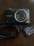 Panasonic Lumix DMC-SZ3 BLACK 16MP Digital Camera 10x Zoom Small Slim Leica Lens