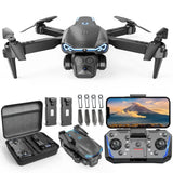 X-shop Foldable Drone with 1080P Camera for Beginners & Kids, 5.2*3 in, Black