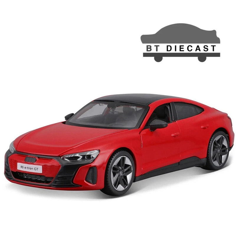 MAISTO 2022 AUDI RS E-TRON GT 1/24 - 1/25 DIECAST MODEL CAR RED 32907