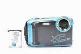 Excellent Fujifilm FinePix XP140 Camera Waterproof blue Japan w/battery
