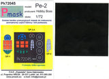 Model Maker 1/72 PETLYAKOV Pe-2 Paint Mask Set for Hobby Boss Kit