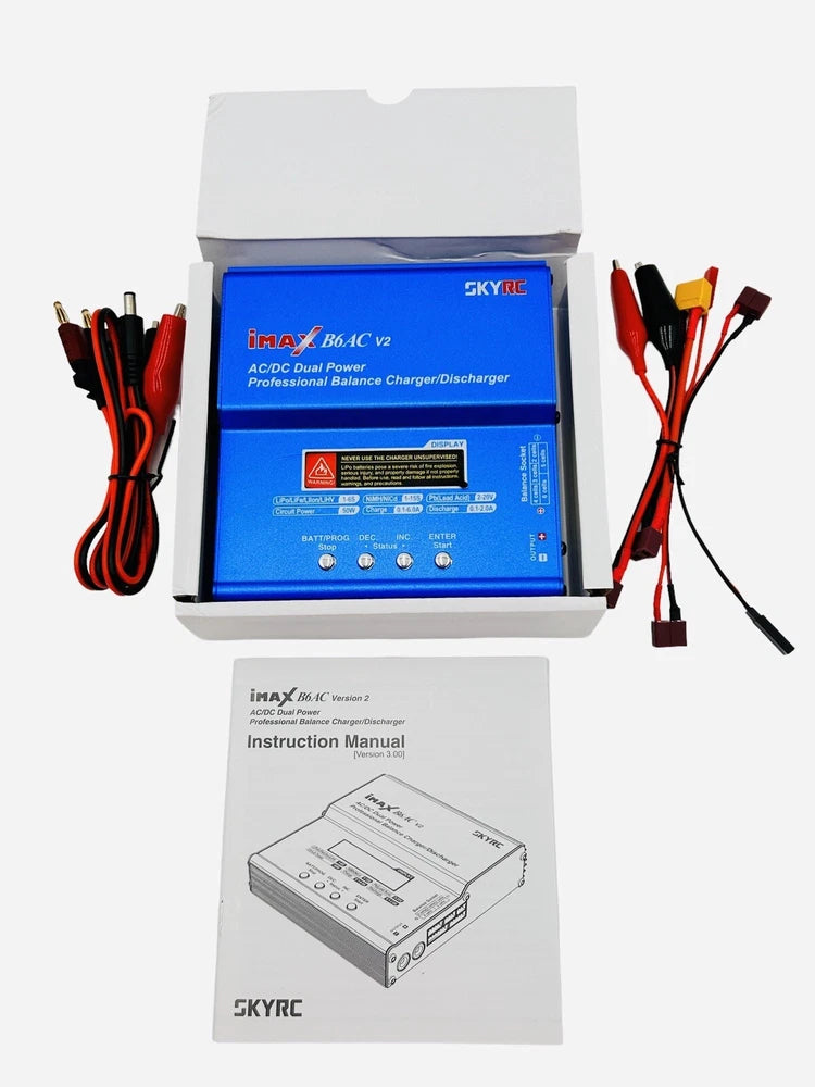 Authentic SKYRC iMAX B6AC V2 LiPo Battery Balance Charger Version 2 Dual power Battery
