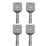 Drone remote control joystick thumb rocker set, 4 pcs, textured gray metal grips