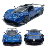 1/36 Pagani Huayra R Toy Car Model Diecast Toy Vehicle Doors Open Pull Back
