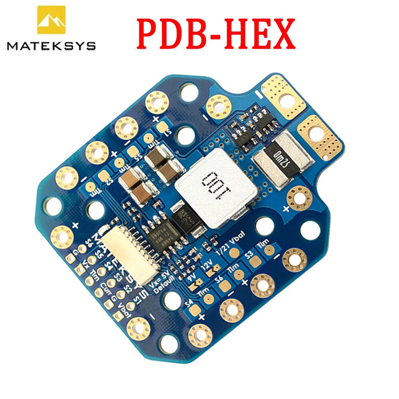 Matek Systems PDB-HEX Power Distribution Board PDB 5/9/12V BEC for FPV Drone New