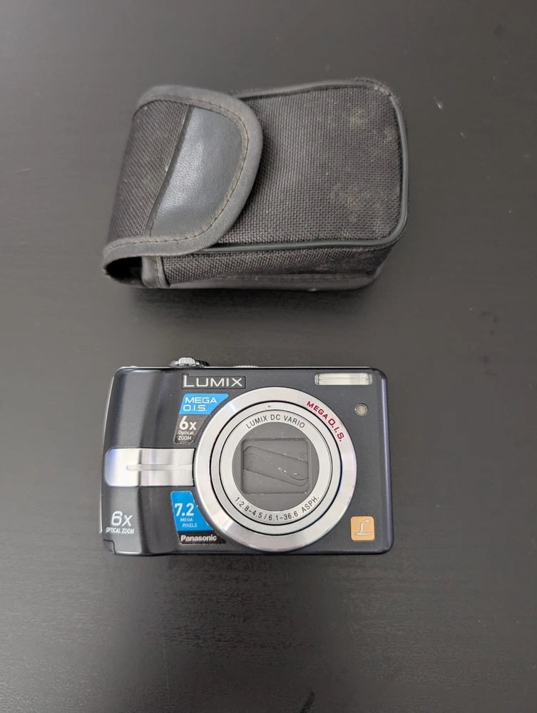 Panasonic Lumix DMC-LZ6 Digital Camera  7.2 MP 6x Optical Zoom With Case