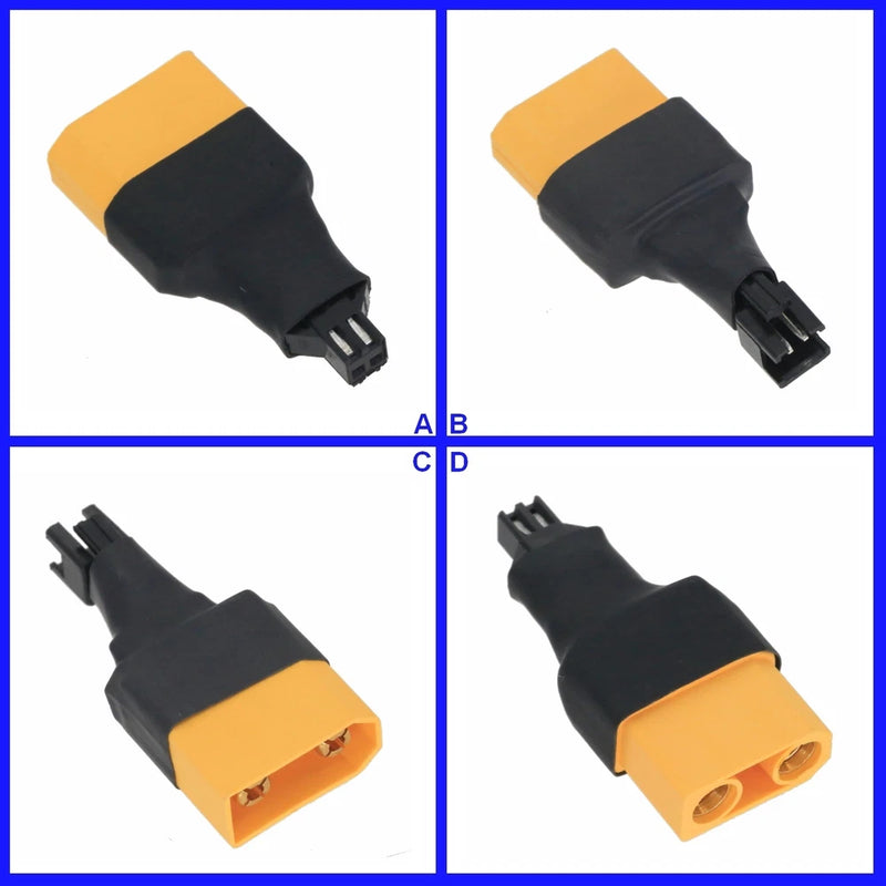 XT90 to SM 2P No Wires Adapter For RC Plane Truck Boat LiPo Battery Toys Hobby