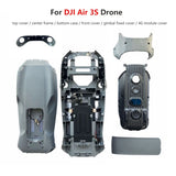 Original for DJI AIR 3S Drone Upper Bottom Shell Middle Frame Fixed Cover lot