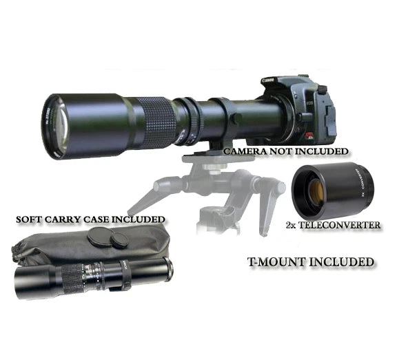 500mm/1000mm Tele Lens for Nikon D3200 D5200 D3X D700 D300 D90 D40 D40X D60 D80