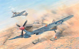 1/48 scale Hurricane Mk. II D/TROP model aircraft kit with tropical markings
