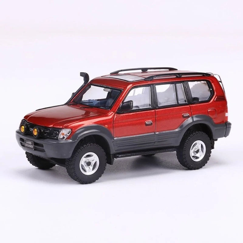 TG GCD 1:64 Red Land Cruiser LC90 Prado Off Road SUV Model Diecast Metal Car New