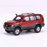 TG GCD 1:64 Red Land Cruiser LC90 Prado Off Road SUV Model Diecast Metal Car New