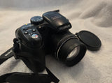 Fujifilm FinePix S1000fd 10MP Digital Camera 12x Zoom w/Cap *Tested Working*