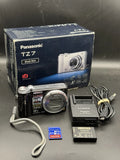Panasonic Digital Camera Lumix DMC-TZ7 10.1MP Black Tested W/Case, Memory Card