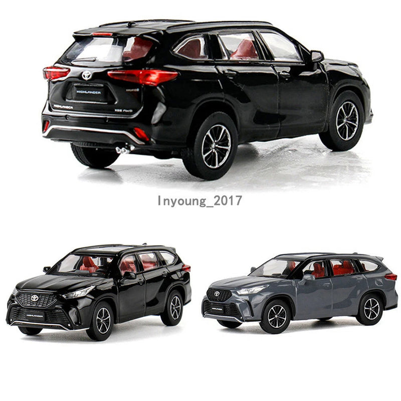 1:64 Highlander XSE SUV Model Car Diecast Toy Vehicle Kids Toys for Boys Gifts
