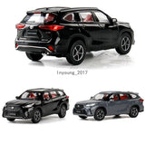 1:64 Highlander XSE SUV Model Car Diecast Toy Vehicle Kids Toys for Boys Gifts