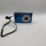 Panasonic Lumix DMC-FS16 14MP Camera For Parts Blue