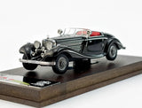 EY Liberty 1:64 Black 500K Vintage Convertible Sport Model Diecast Collect Car