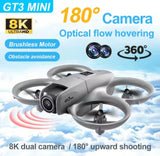 GT3 DRONE RC 8K 5G PROFESSIONALE CON  CONTROLLO REMOTO DOPPIA TELECAMERA