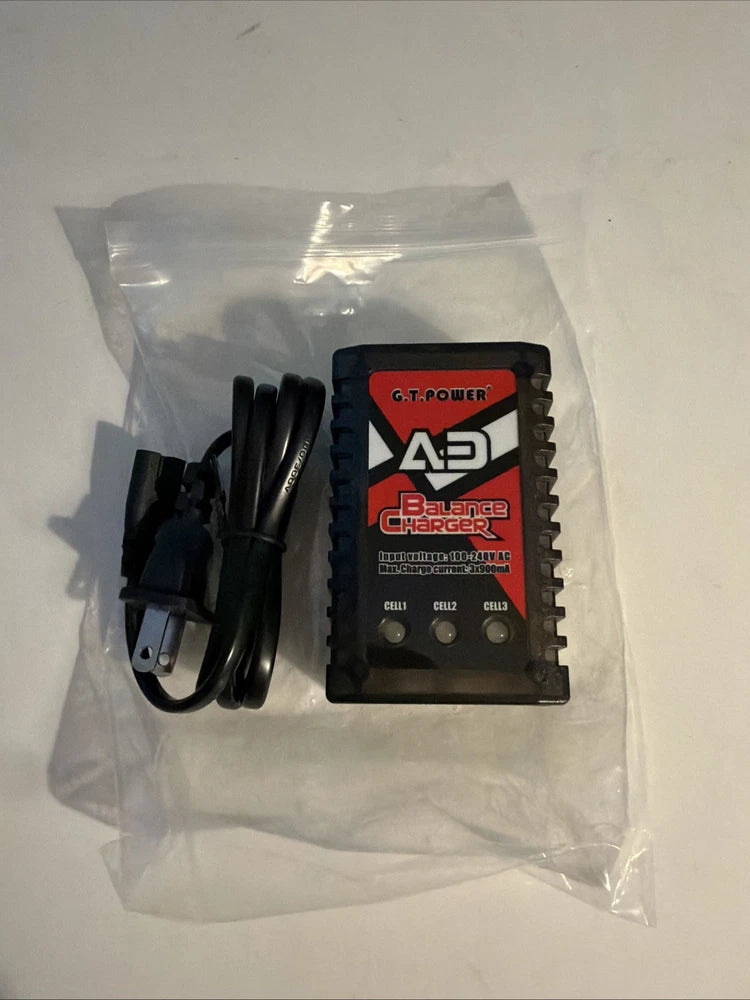 G.T. Power A3 LiPo Balance Charger 2S 3S AC Input RC Battery GTP0056 Battery