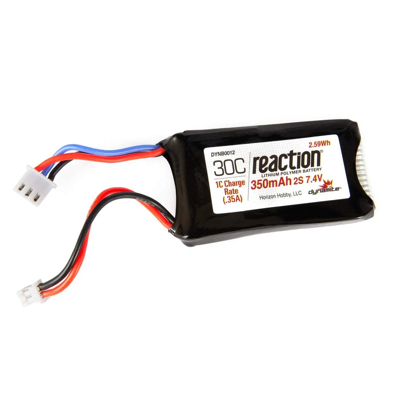 Dynamite Dynb0012 7.4V 350Mah 2S Lipo Battery : 1/24 Scx24 Deadbolt Battery