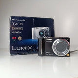 Panasonix Lumix DMC TZ10 GPS Digital Camera Panasonic Lumix Travel Zoom Series