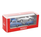 NEW 1/64 Scale  Blue Wonder Transport Vehicle&300SL Car Alloy Model