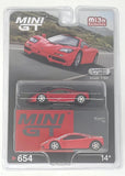 Mini GT 1:64 McLaren F1 Red Diecast Model Car MGT00654
