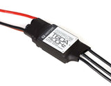 Black T-MOTOR multirotor ESC module with label, 60A, 2-6S, 400Hz, UBEC, wires