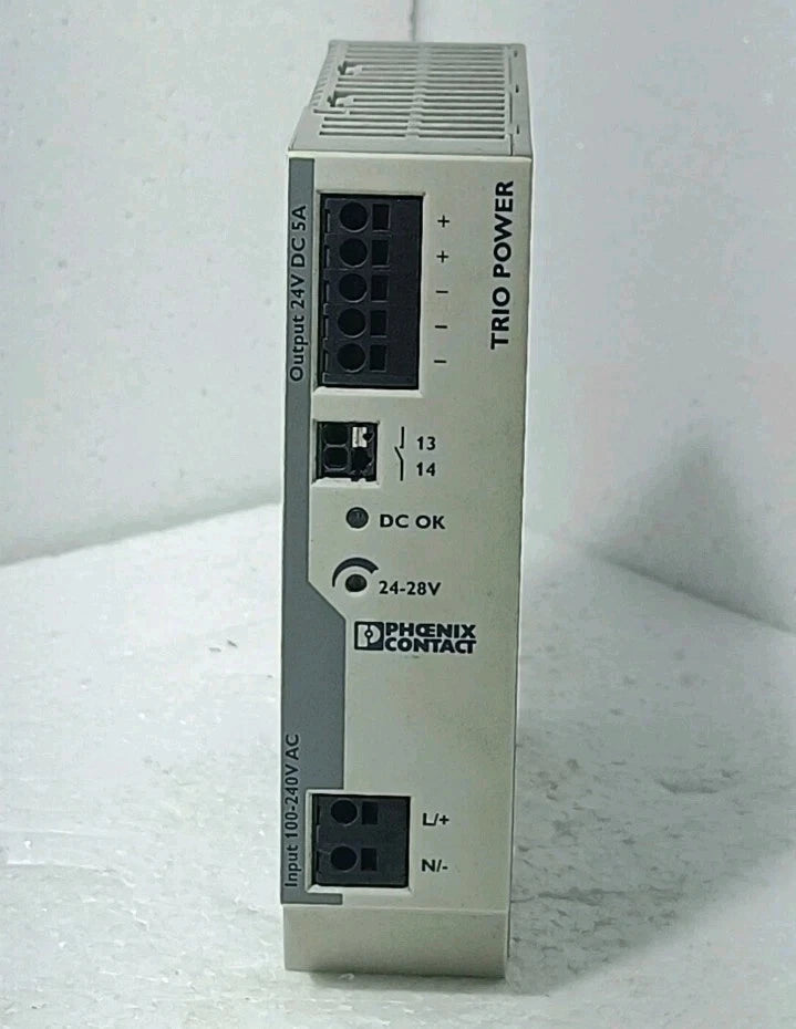 PHOENIX CONTACT TRIO PS 2G 1AC 24DC 5 TRIO Power Supply Input 100-240 VAC Output
