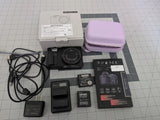 Panasonic ZS99 Compact Travel Digital Camera Black Bundle