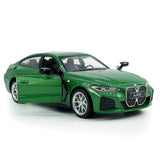 1:34 i4 M50 Model Car Diecast Toy Vehicle Kids Toys for Boys Gifts Green Battery