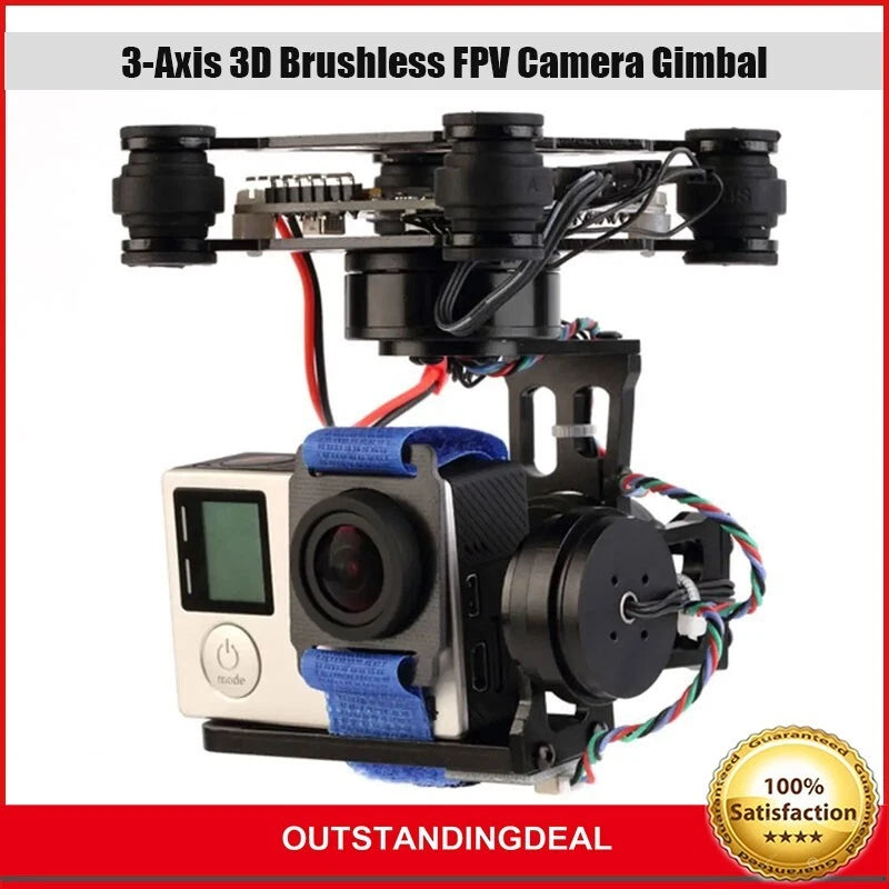 3-Axis 3D Brushless FPV Camera Gimbal Frame for SARGO SJ4000/7000 Camera os67