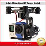 3-Axis 3D Brushless FPV Camera Gimbal Frame for SARGO SJ4000/7000 Camera os67