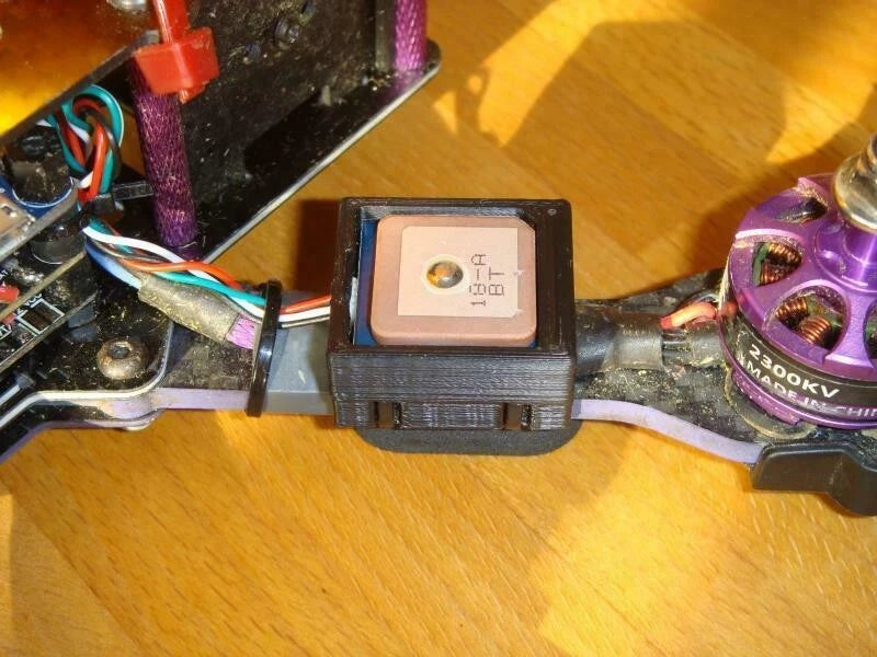 3D Printed BN-220 GPS Arm Mount for Eachine Wizard X220 FPV Drone